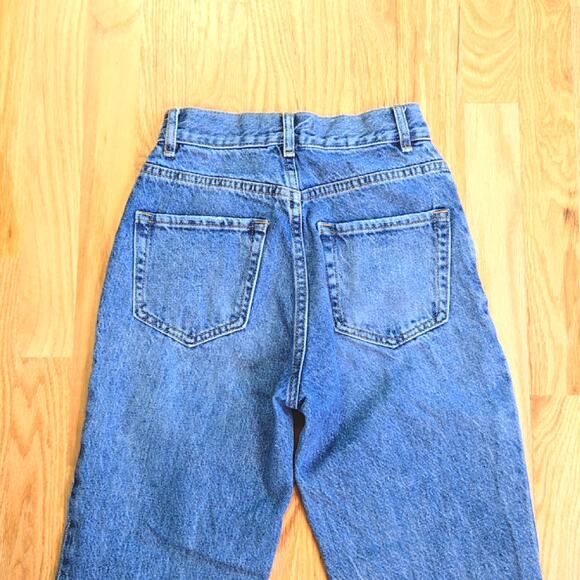 Pacsun women's High rise straight button fly distressed jeans size 22 - Picture 7 of 8